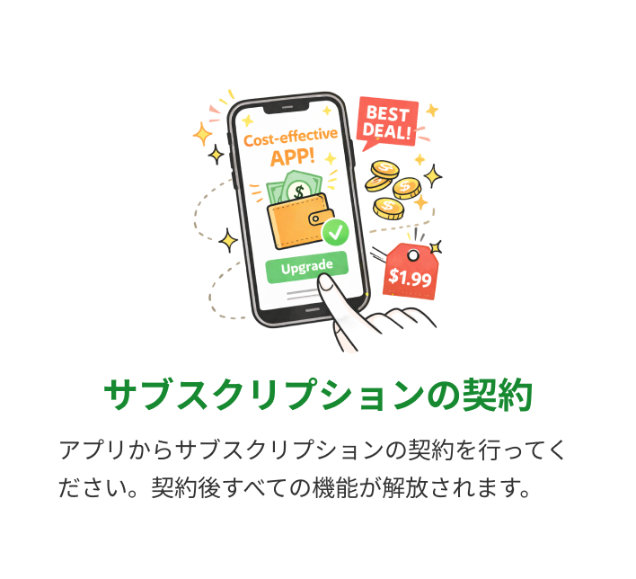 サブスクリプションの契約